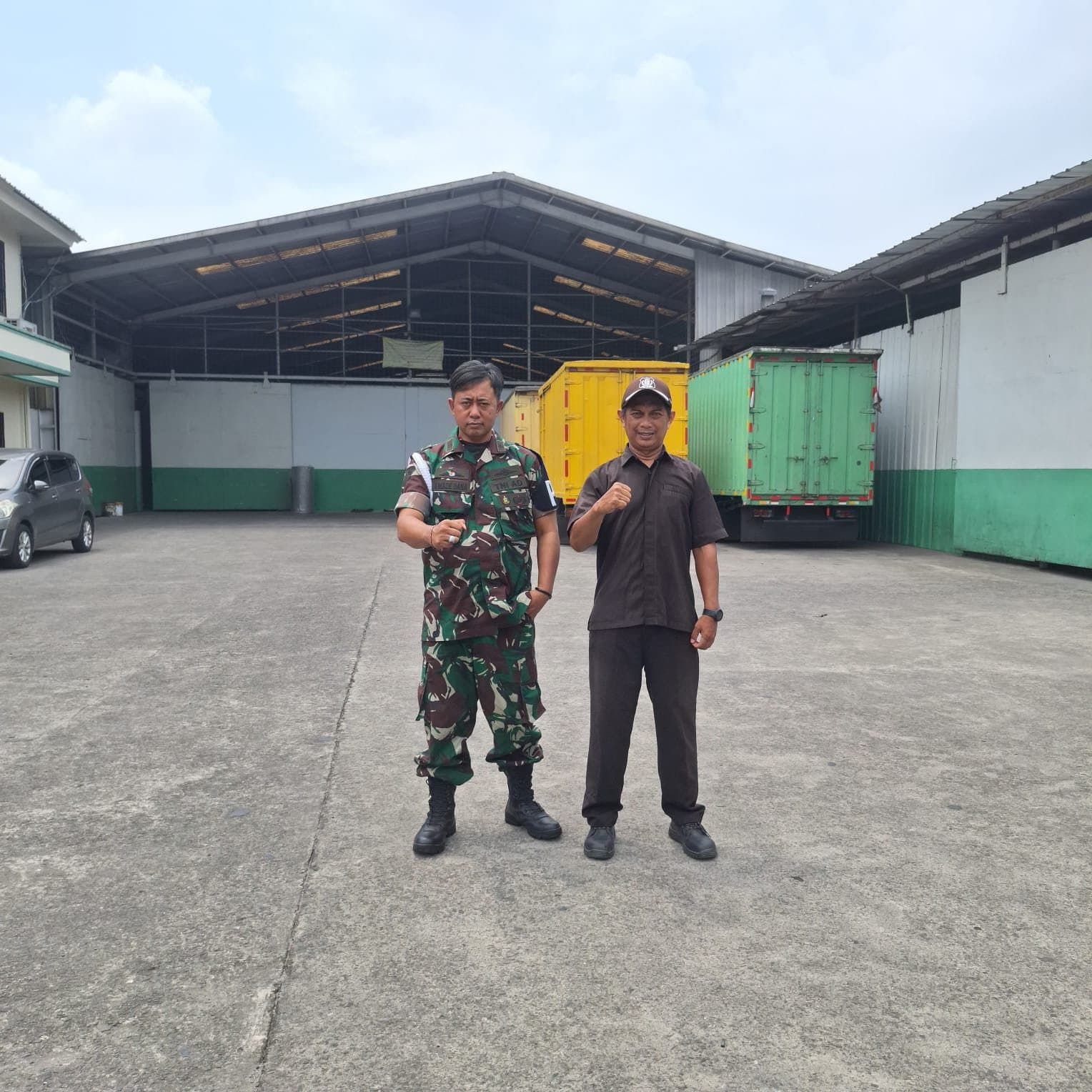 Koordinasi dengan TNI